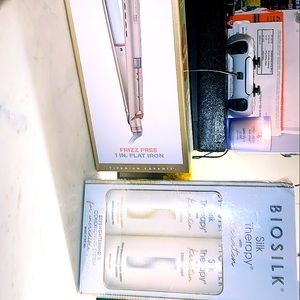 Bio silk shampoo and conditioner and flat iron